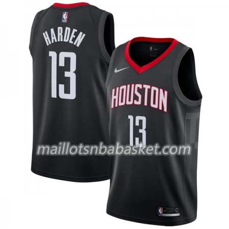 Maillot Homme Houston Rockets James Harden 13 Nike 2017-18 Noir Swingman